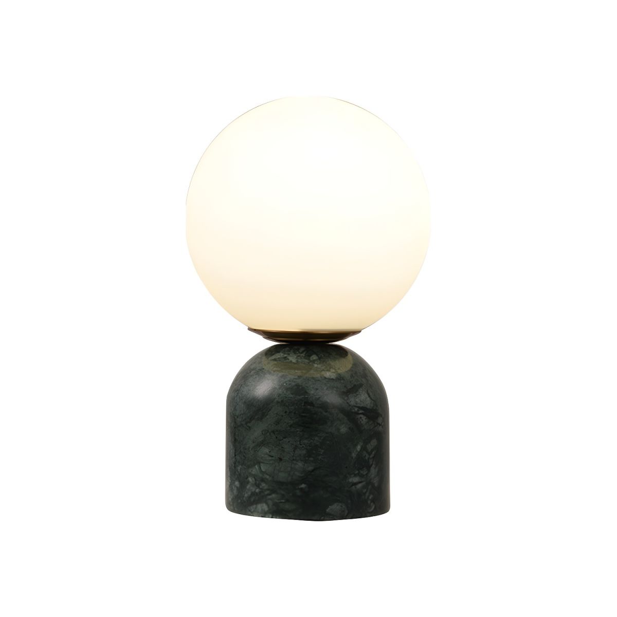 Modern Table Lamp with Marble Dome Base | Nordel