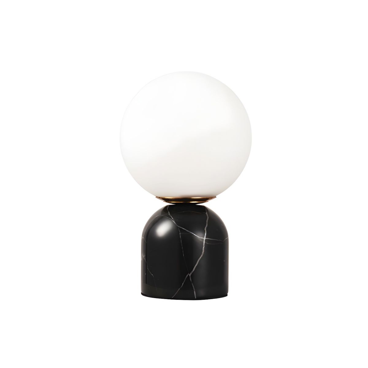 Modern Table Lamp with Marble Dome Base | Nordel