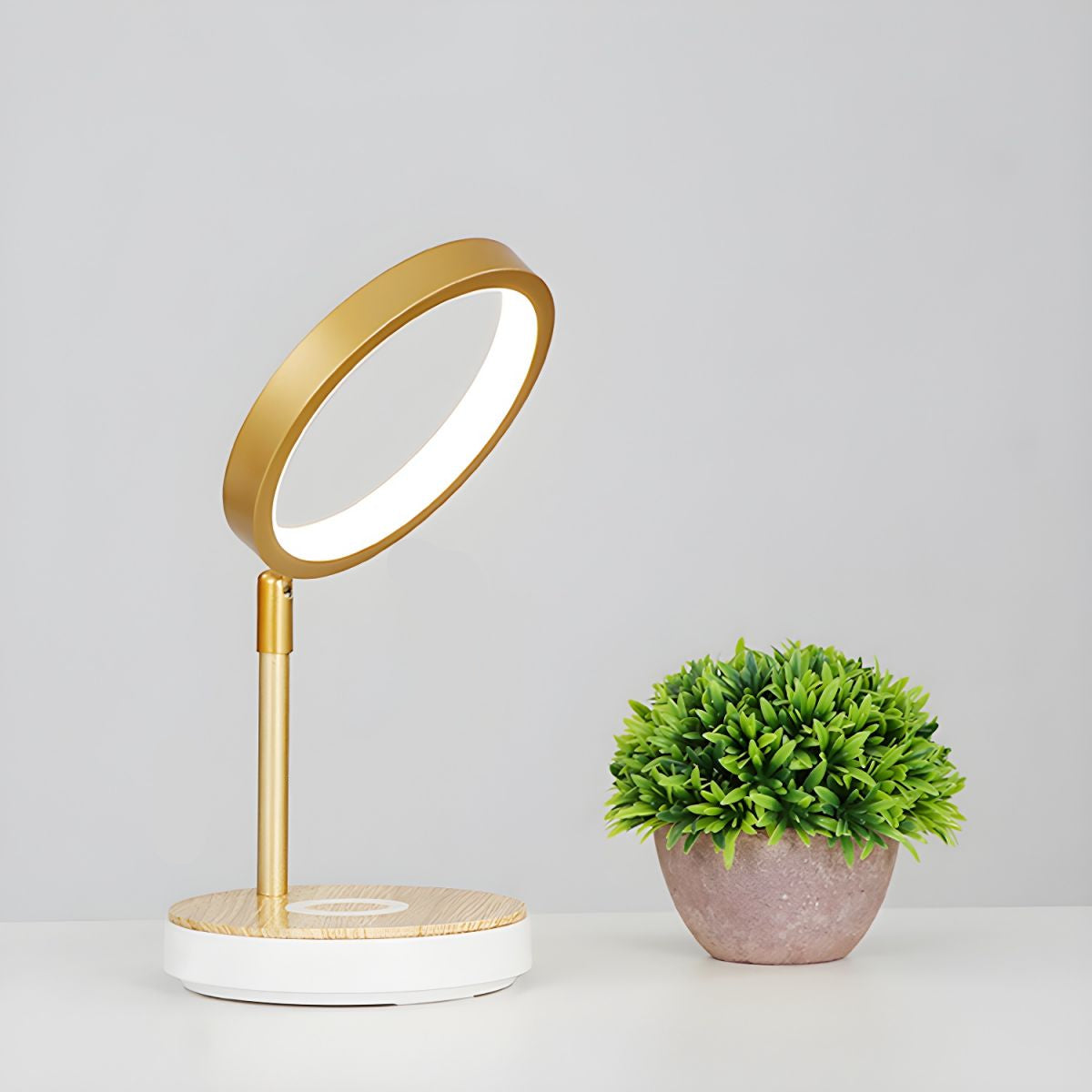 Modern Touch Dimming Table Lamp Circle Design | Scando