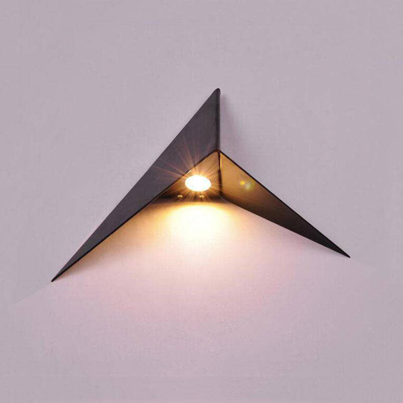 Modern Triangle Metal LED Directional Wall Light | Trialux