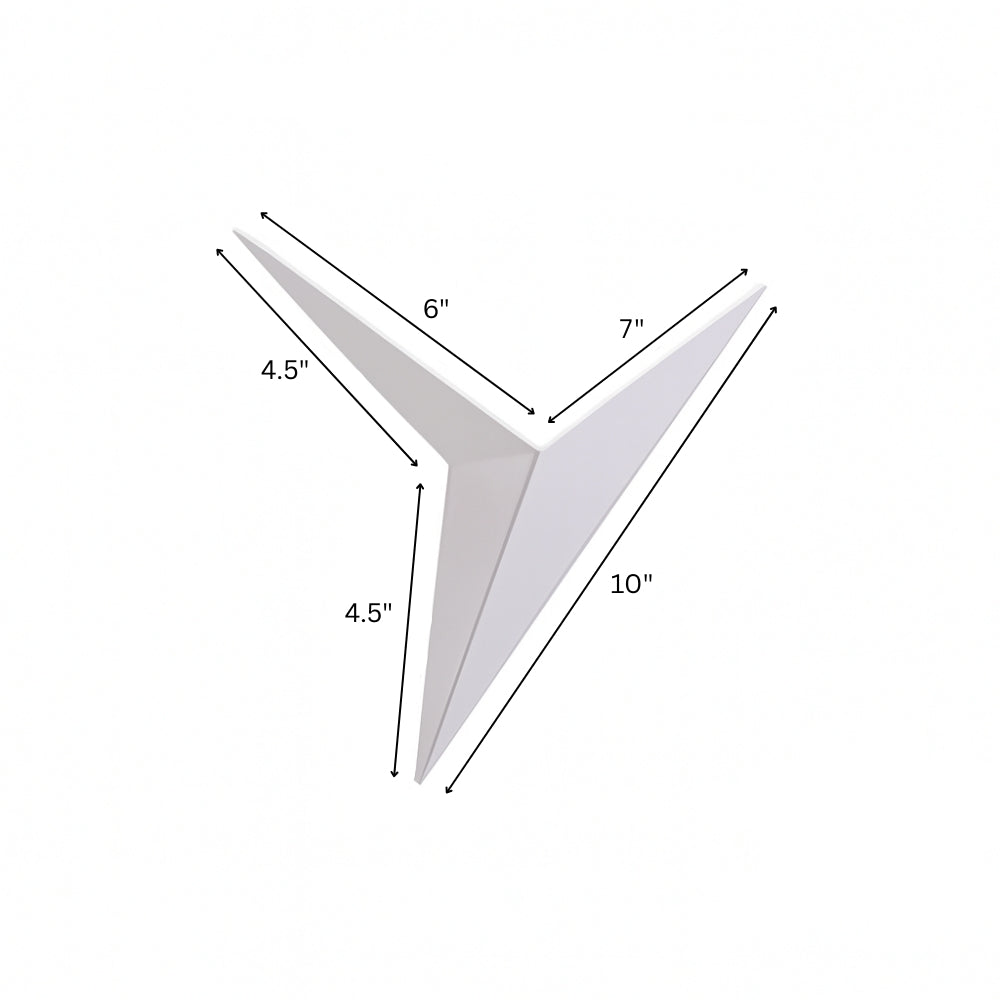 Modern Triangle Metal LED Directional Wall Light | Trialux