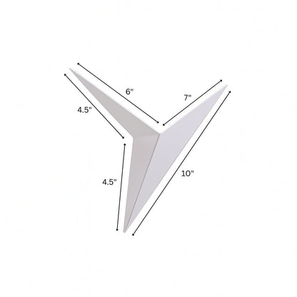 Modern Triangle Metal LED Directional Wall Light | Trialux