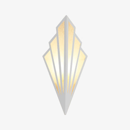 Modern Triangular Metal LED Wall Light for Rooms | Glimra
