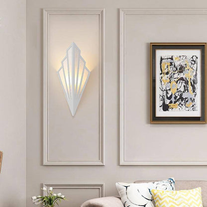 Modern Triangular Metal LED Wall Light for Rooms | Glimra