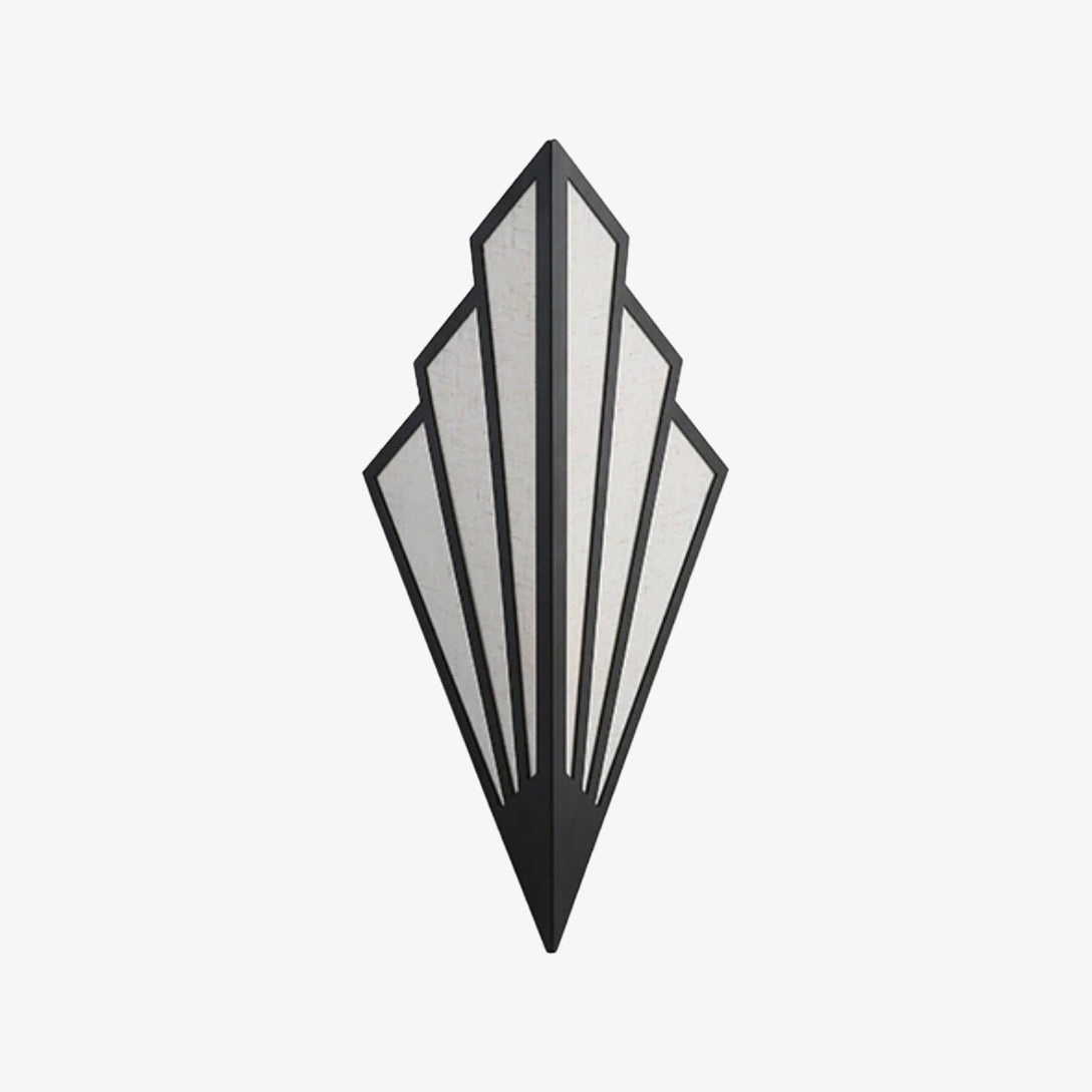 Modern Triangular Metal LED Wall Light for Rooms | Glimra