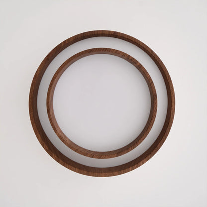 Modern Walnut Ceiling Light Fixture with LED | Vamoria