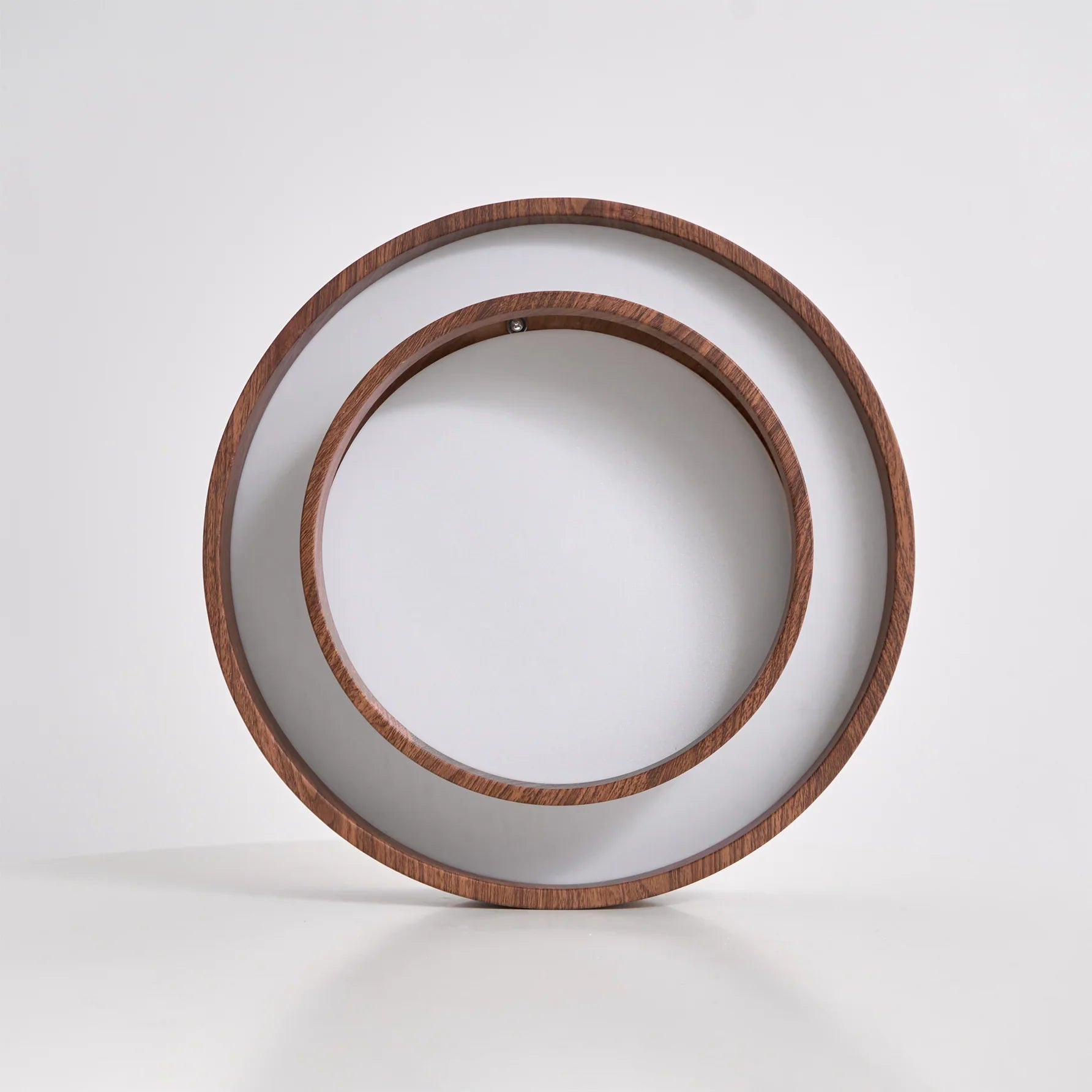 Modern Walnut Ceiling Light Fixture with LED | Vamoria