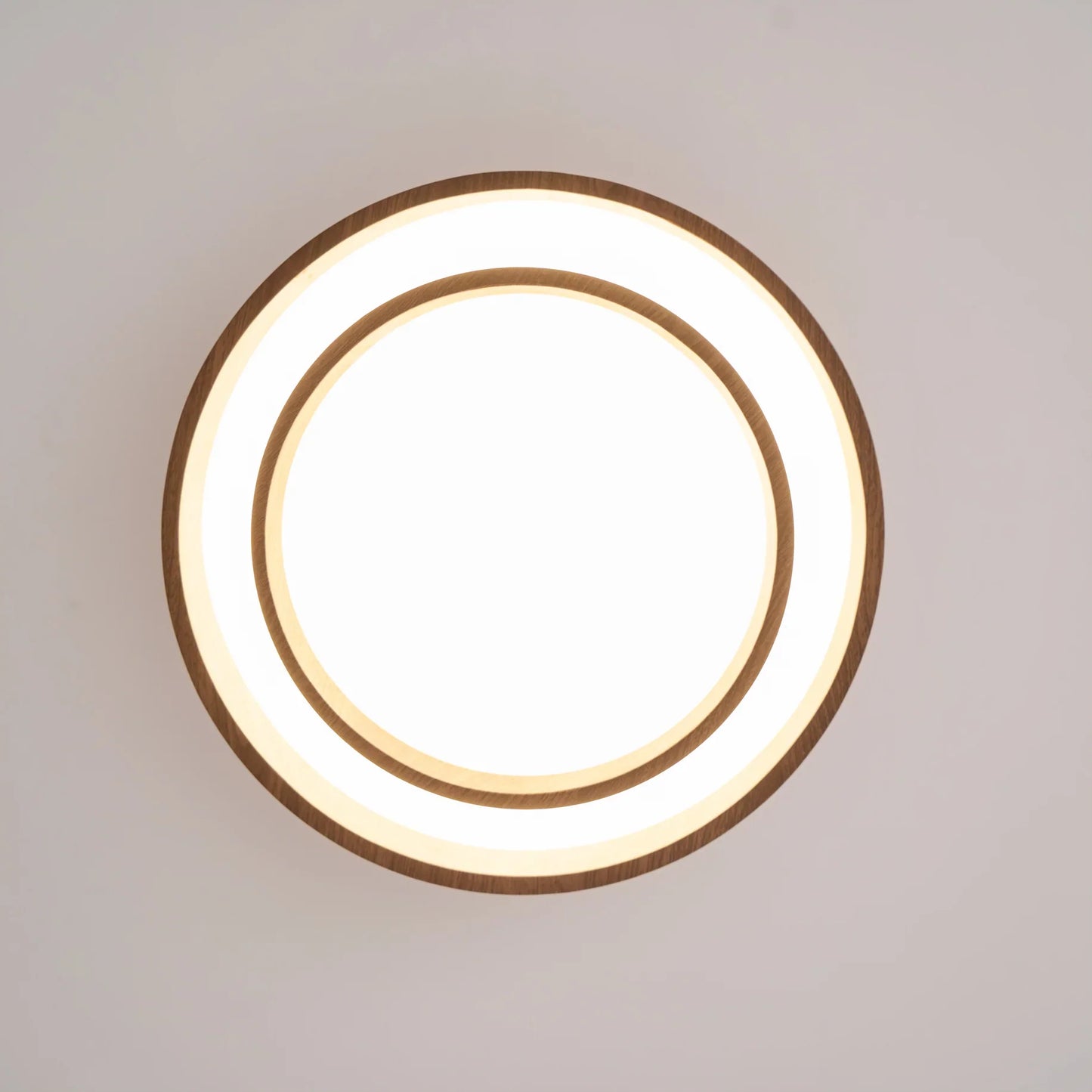 Modern Walnut Ceiling Light Fixture with LED | Vamoria