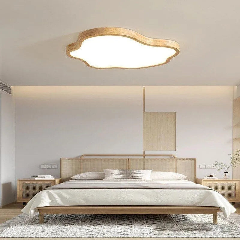 Modern Wooden Ceiling Light for Hotel Interiors | Bravion