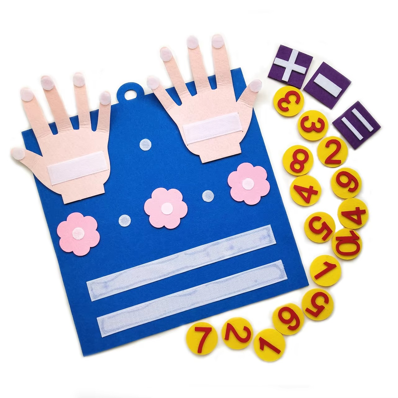 Montessori Felt Number Counting Board Math Toy Set | Trenixa