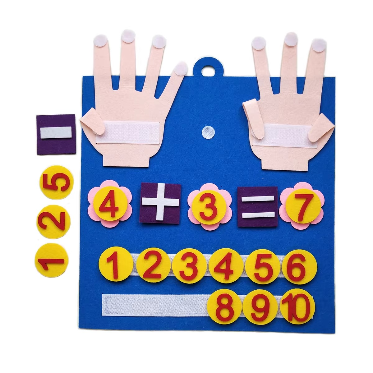 Montessori Felt Number Counting Board Math Toy Set | Trenixa