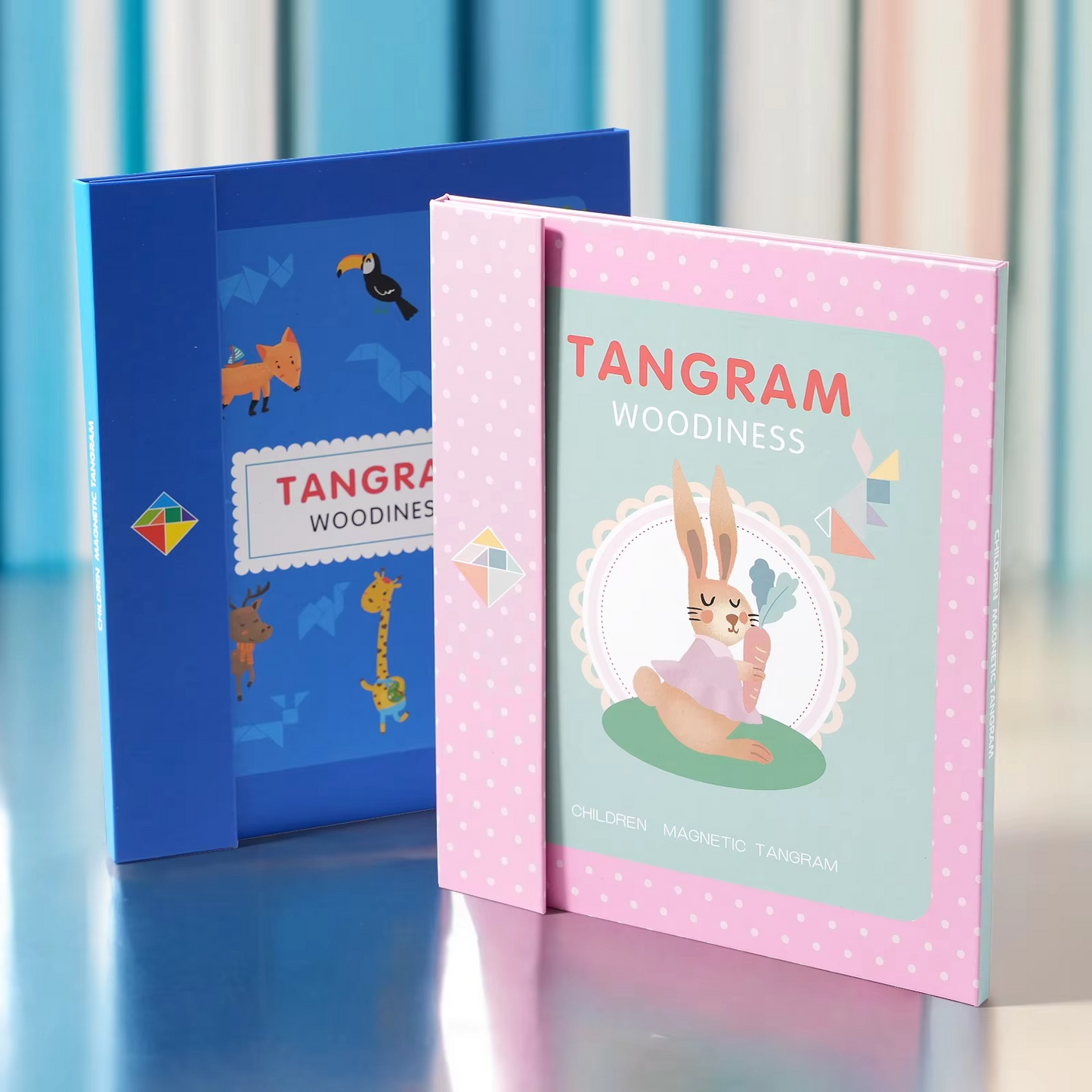 Montessori Magnetic Tangram Puzzle Toy Set for Kids | Lerando