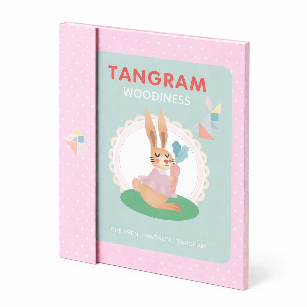 Montessori Magnetic Tangram Puzzle Toy Set for Kids | Lerando