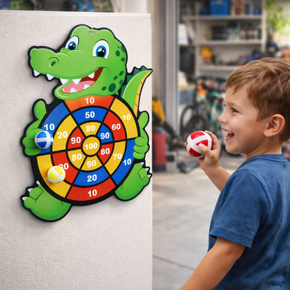 Montessori Sticky Ball Dartboard Game For Kids Indoor | Kelmora