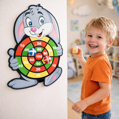 Montessori Sticky Ball Dartboard Game For Kids Indoor | Kelmora