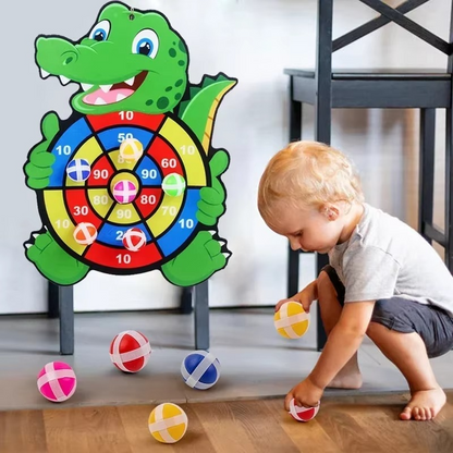 Montessori Sticky Ball Dartboard Game For Kids Indoor | Kelmora