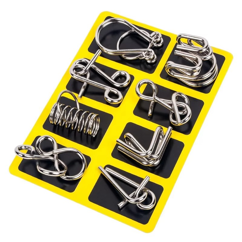 Montessori Toy Wire Metal Puzzle Set for Challenge Play | Cendrix