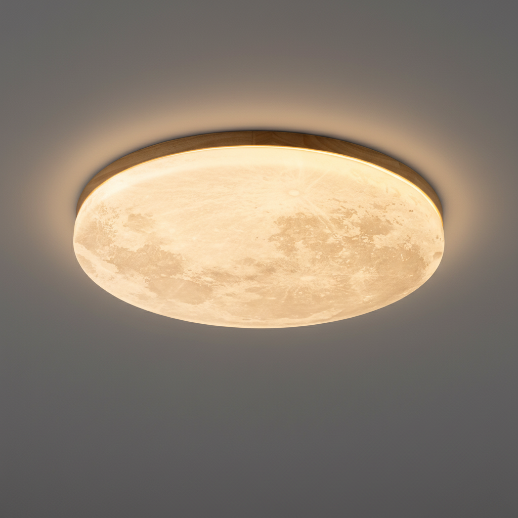 Moon Ceiling Lamp | Modern LED Ceiling Light Fixture