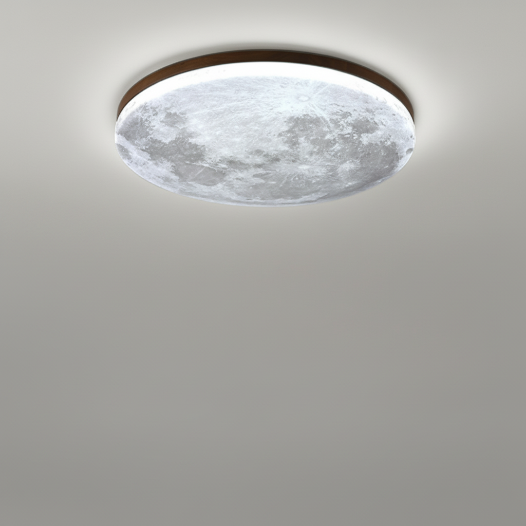 Moon Ceiling Lamp | Modern LED Ceiling Light Fixture