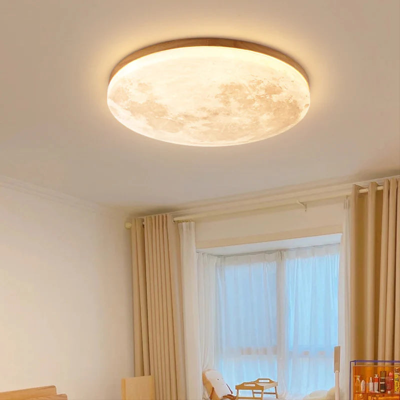 Moon Ceiling Lamp Modern LED Ceiling Light Fixture