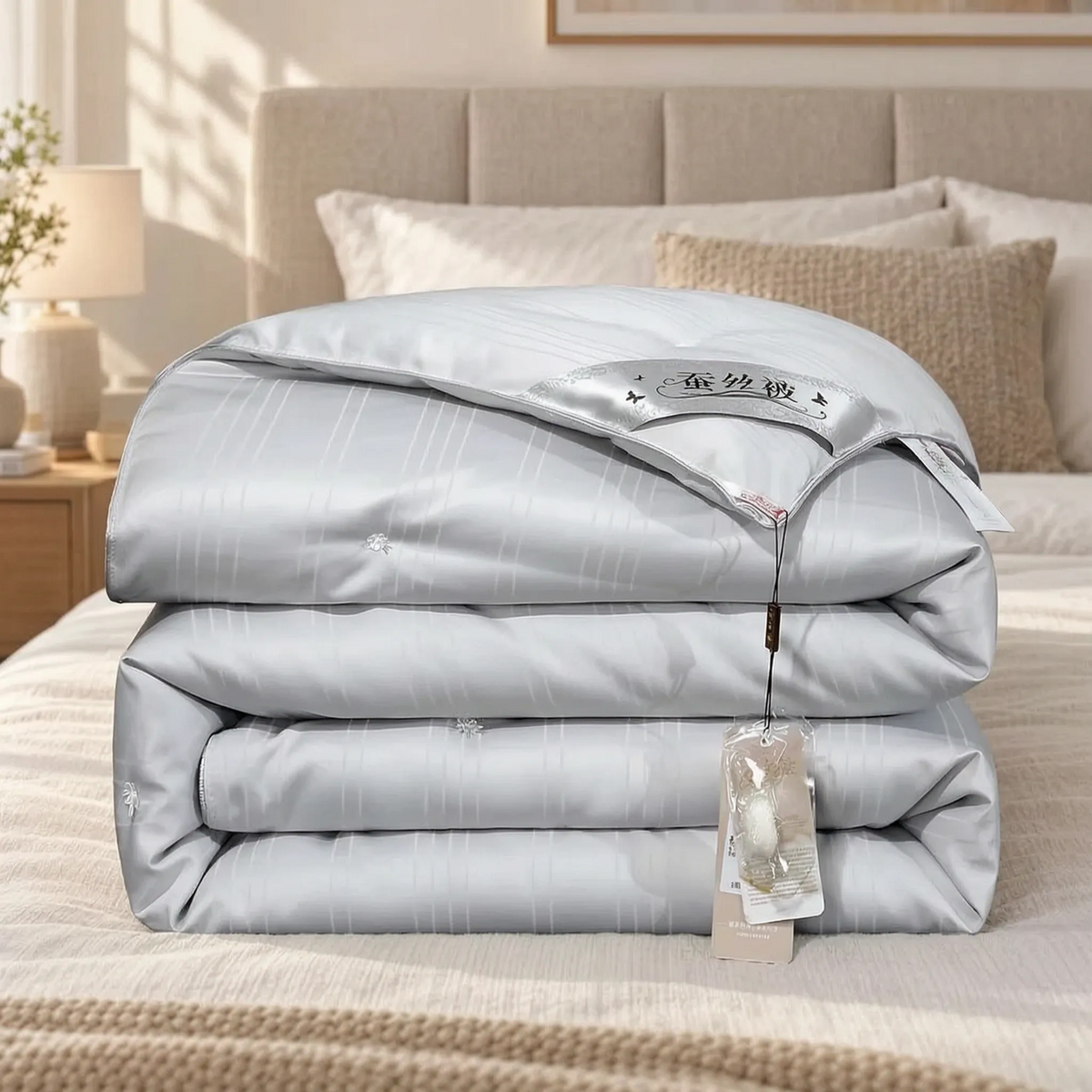 Mulberry Silk Winter Comforter with Breathable Design