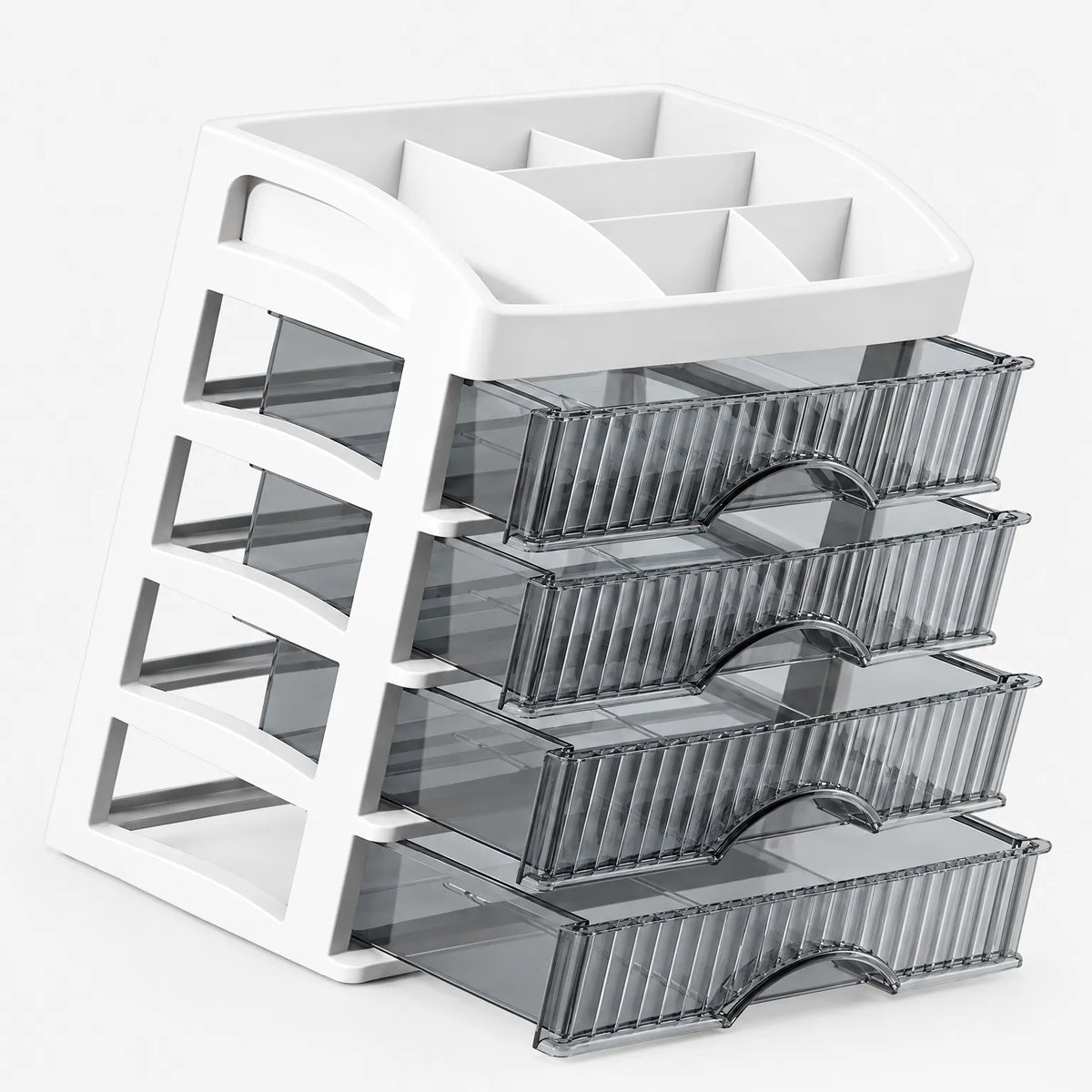 Multi-Tier Makeup Organizer with Drawers for Bathroom