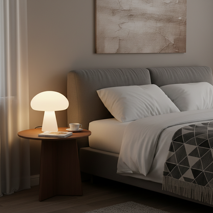 Mushroom Table Lamp | Bedside Table Lamp for Cozy Lighting