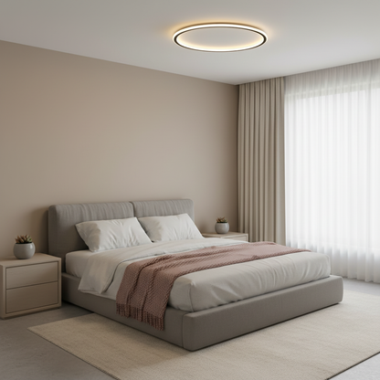 Mysaglobe | Scandinavian Round Ceiling Lamp LED Flush Mount