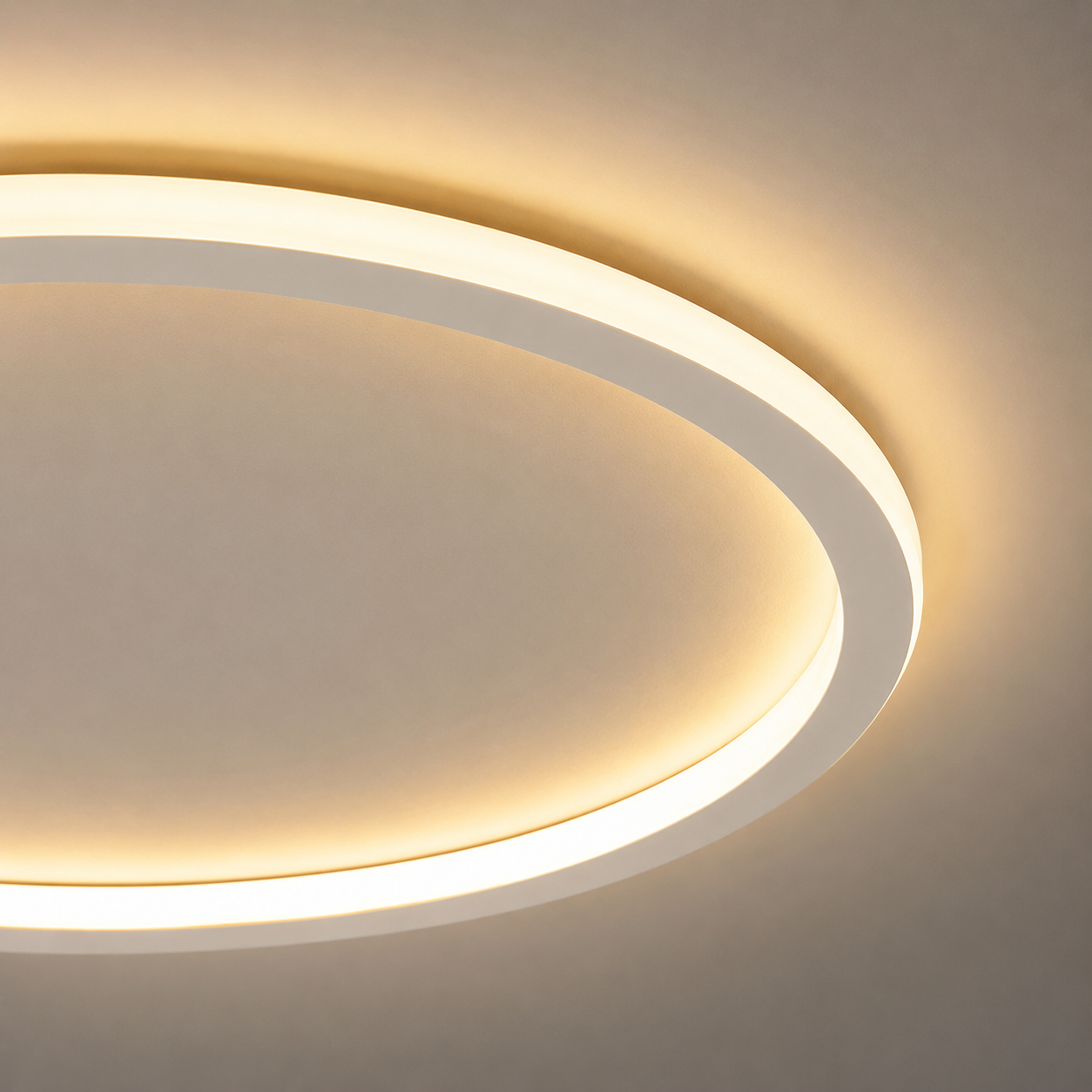 Round LED Ceiling Light – Scandinavian Flush Mount Ceiling Lamp
