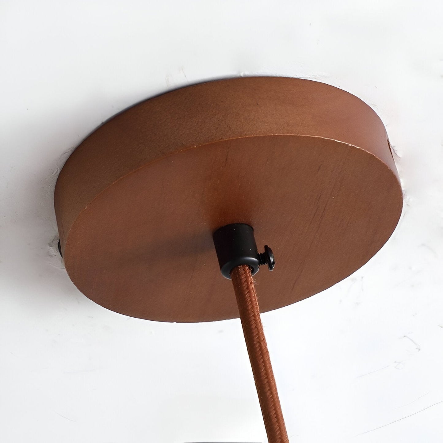 Natural Travertine Pendant Light Retro Wabi Style | Mariel