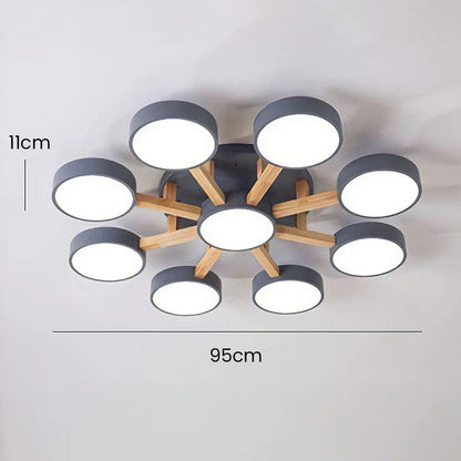 Nordic Acrylic Cluster Ceiling Light Fixture | Aurara