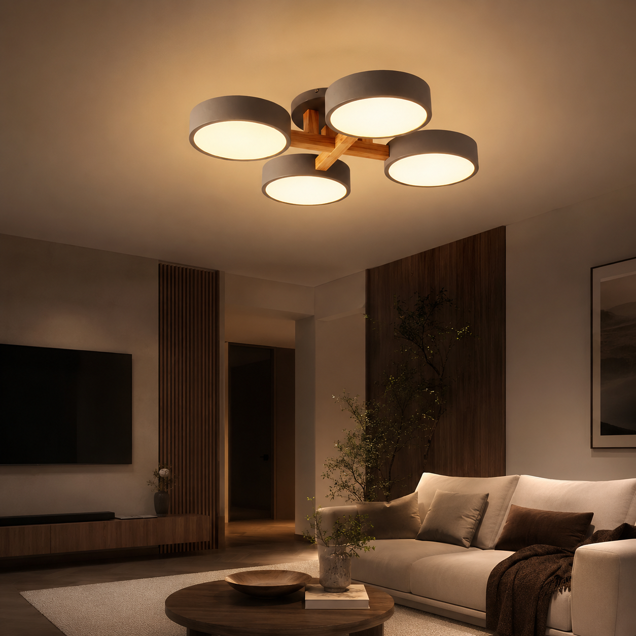Nordic Acrylic Cluster Ceiling Light Fixture | Aurara