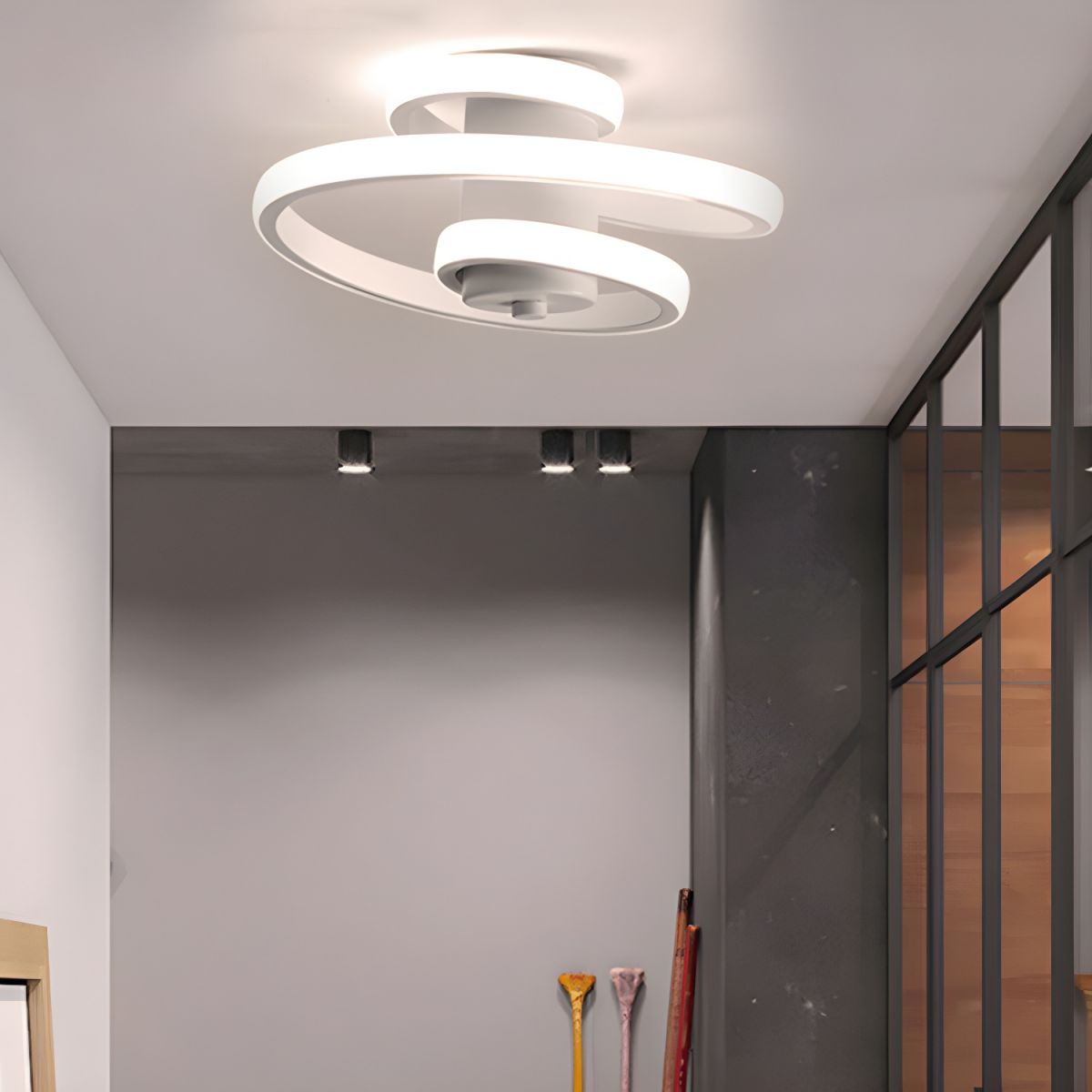 Nordic Acrylic LED Ceiling Light Modern Design | Lumion