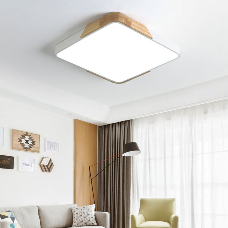 Nordic Acrylic Panel Ceiling Light Fixture | Lumoira