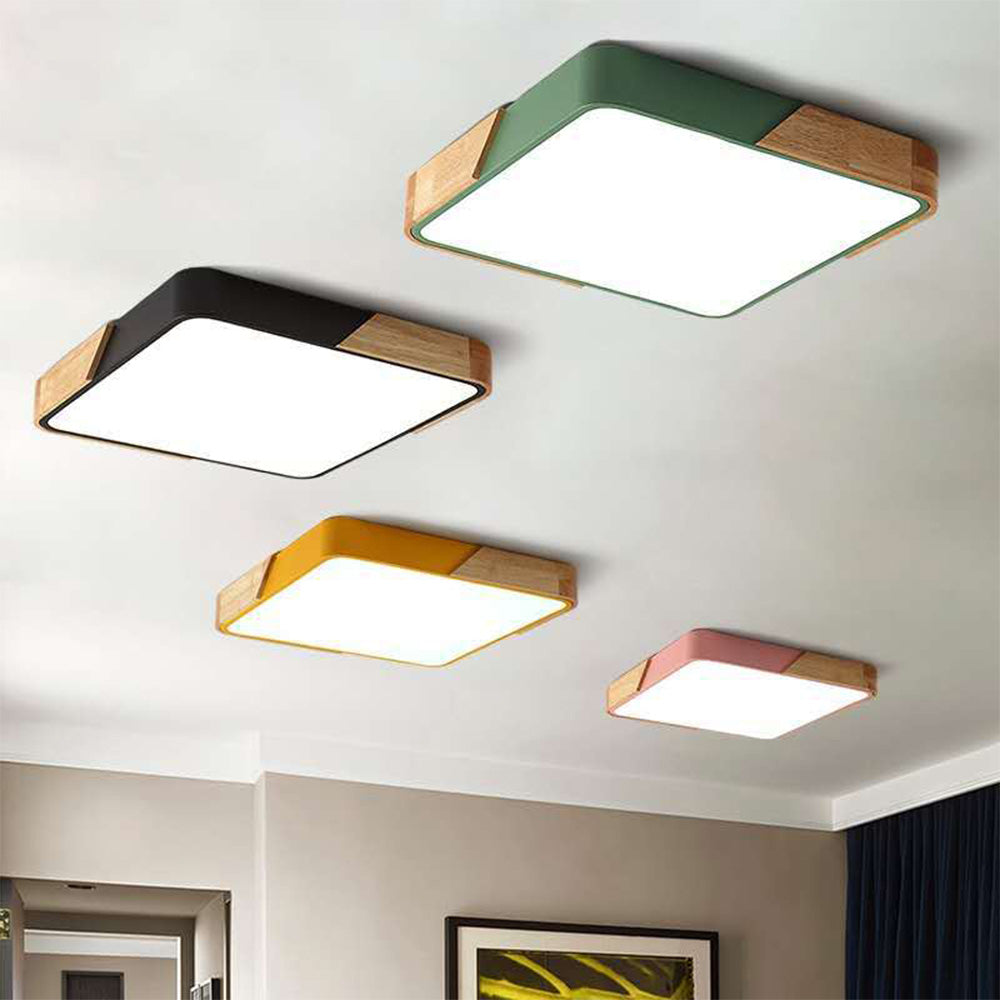 Nordic Acrylic Panel Ceiling Light Fixture | Lumoira