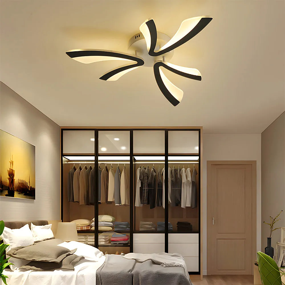 Nordic Acrylic Petal Ceiling Light Fixture | Lunaris