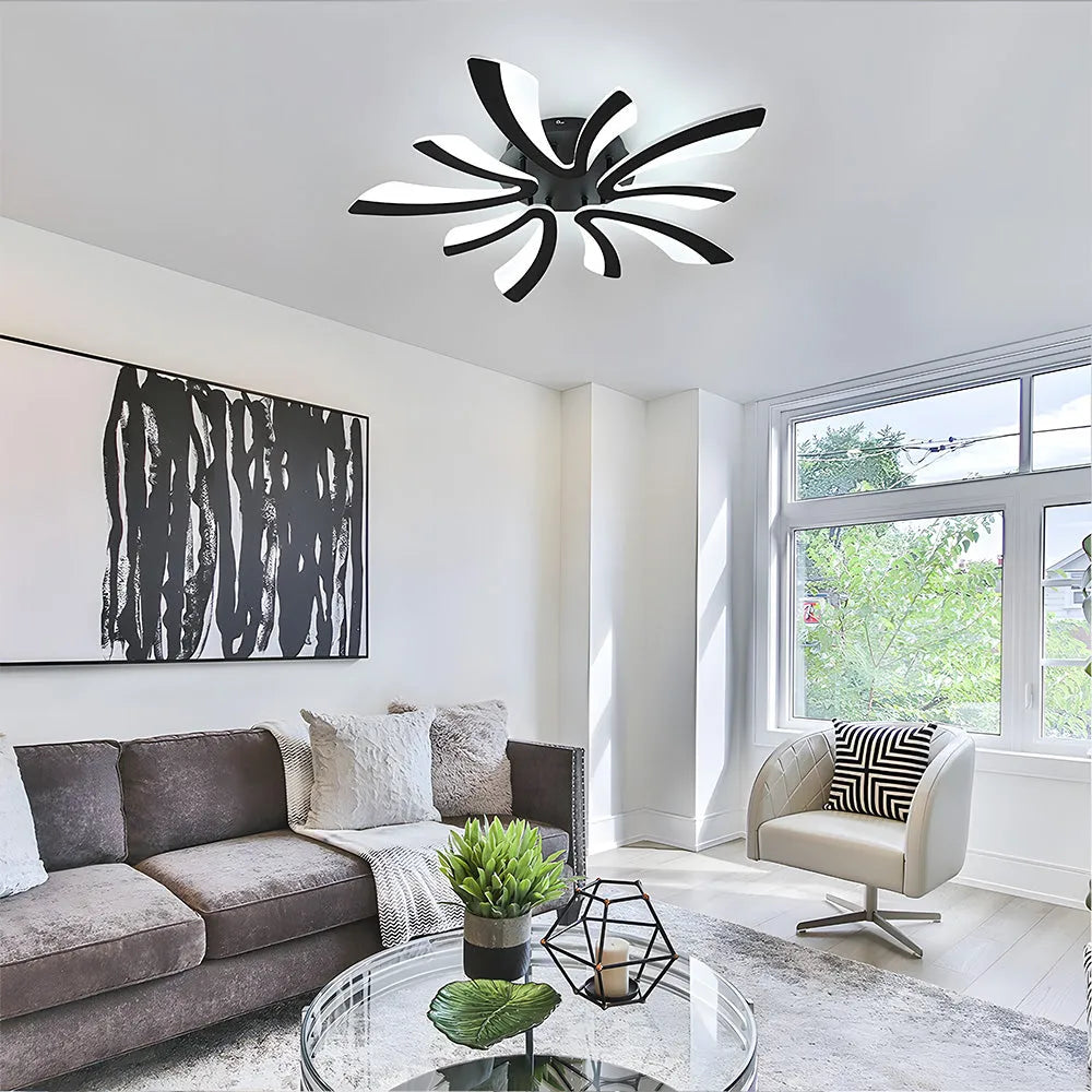 Nordic Acrylic Petal Ceiling Light Fixture | Lunaris