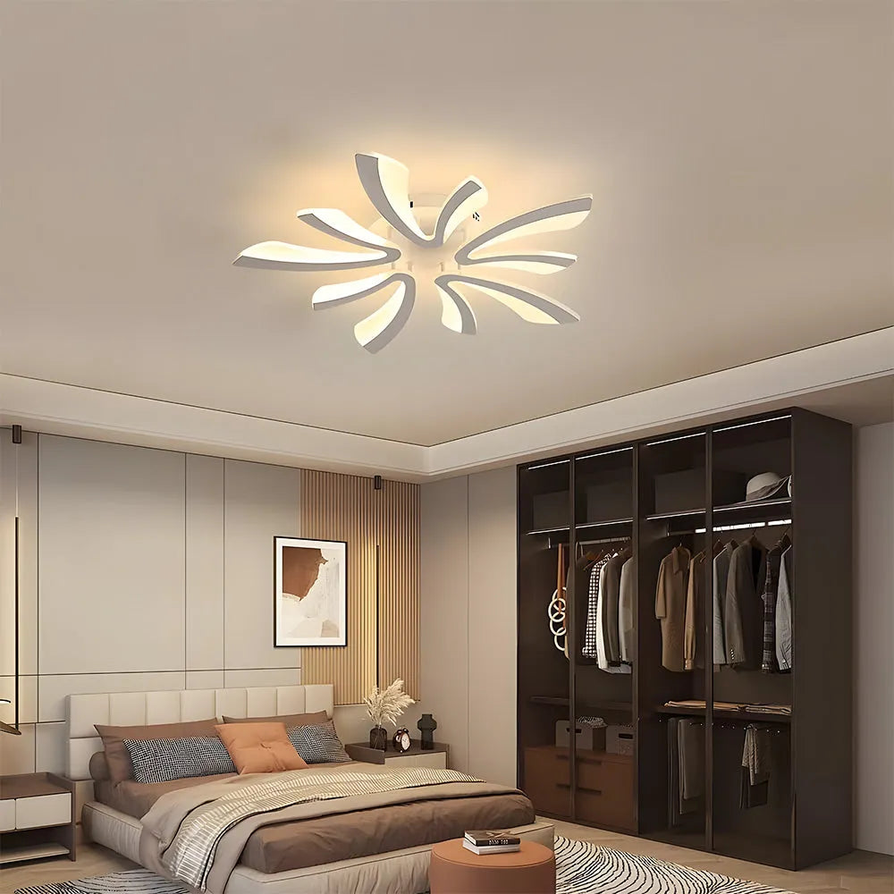 Nordic Acrylic Petal Ceiling Light Fixture | Lunaris