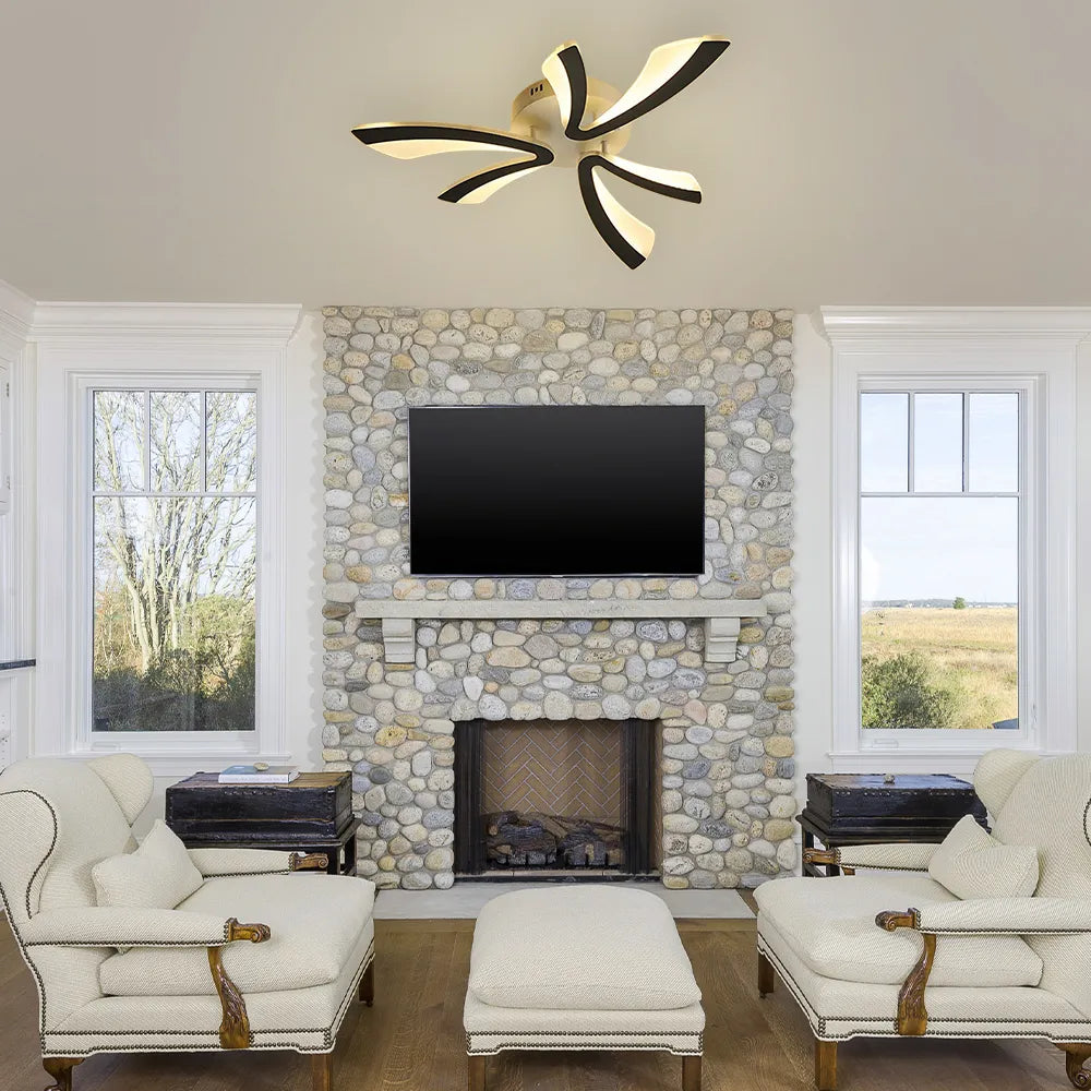 Nordic Acrylic Petal Ceiling Light Fixture | Lunaris