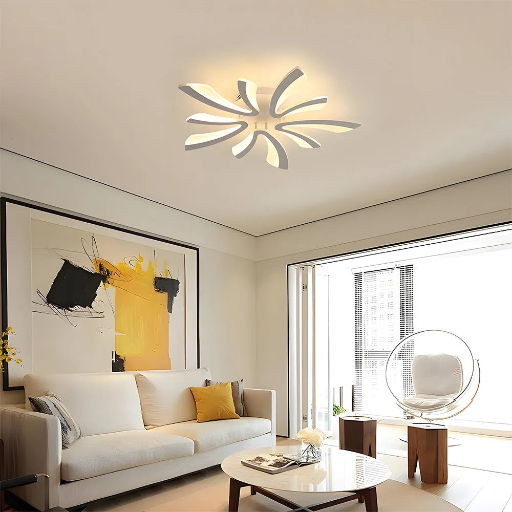 Nordic Acrylic Petal Ceiling Light Fixture | Lunaris