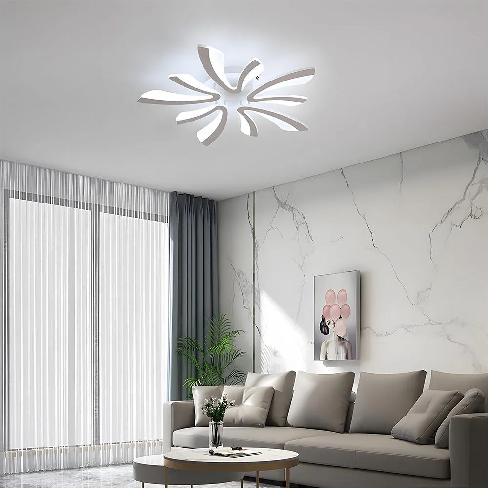 Nordic Acrylic Petal Ceiling Light Fixture | Lunaris