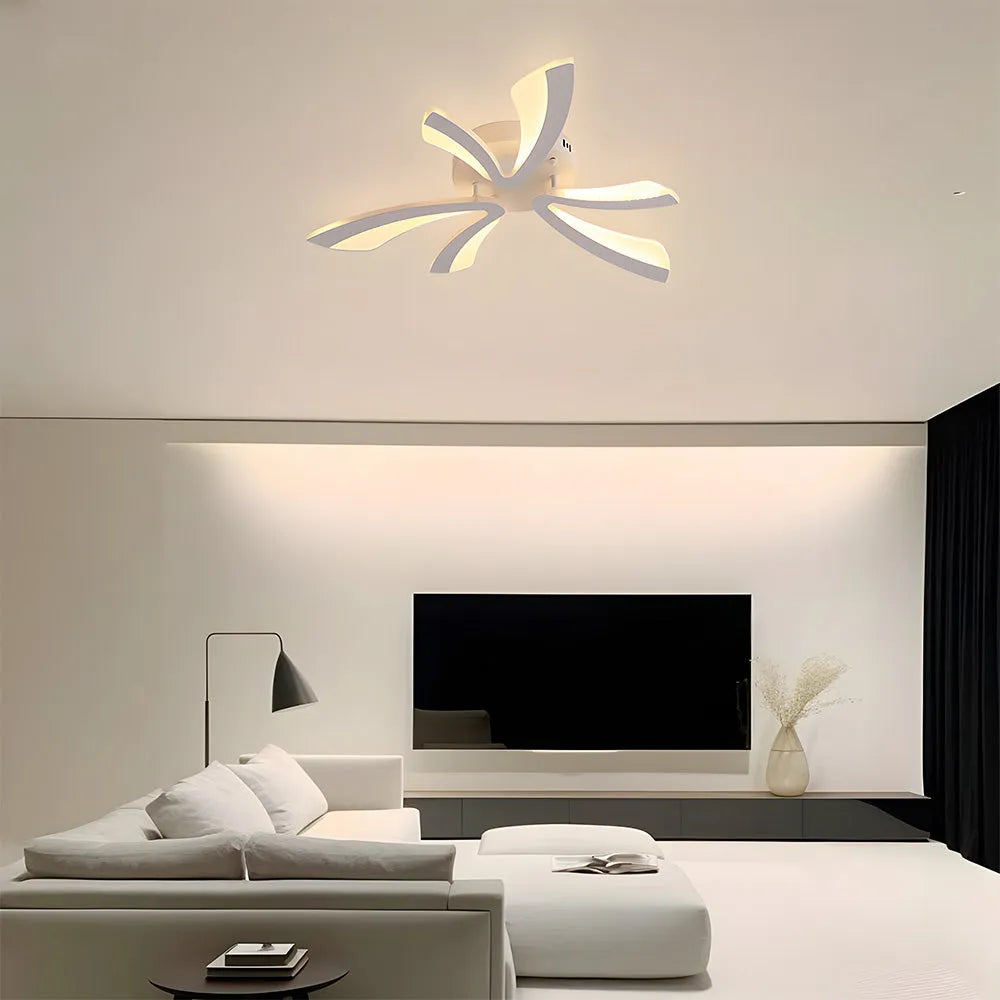 Nordic Acrylic Petal Ceiling Light Fixture | Lunaris