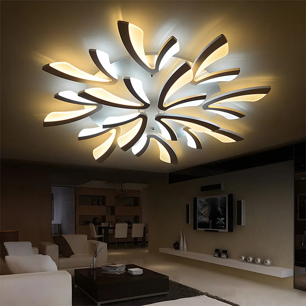 Nordic Acrylic Petal Ceiling Light Fixture | Lunaris