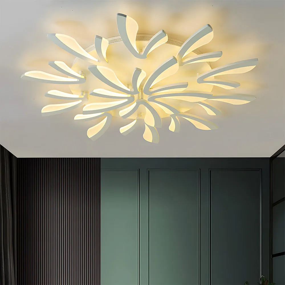 Nordic Acrylic Petal Ceiling Light Fixture | Lunaris