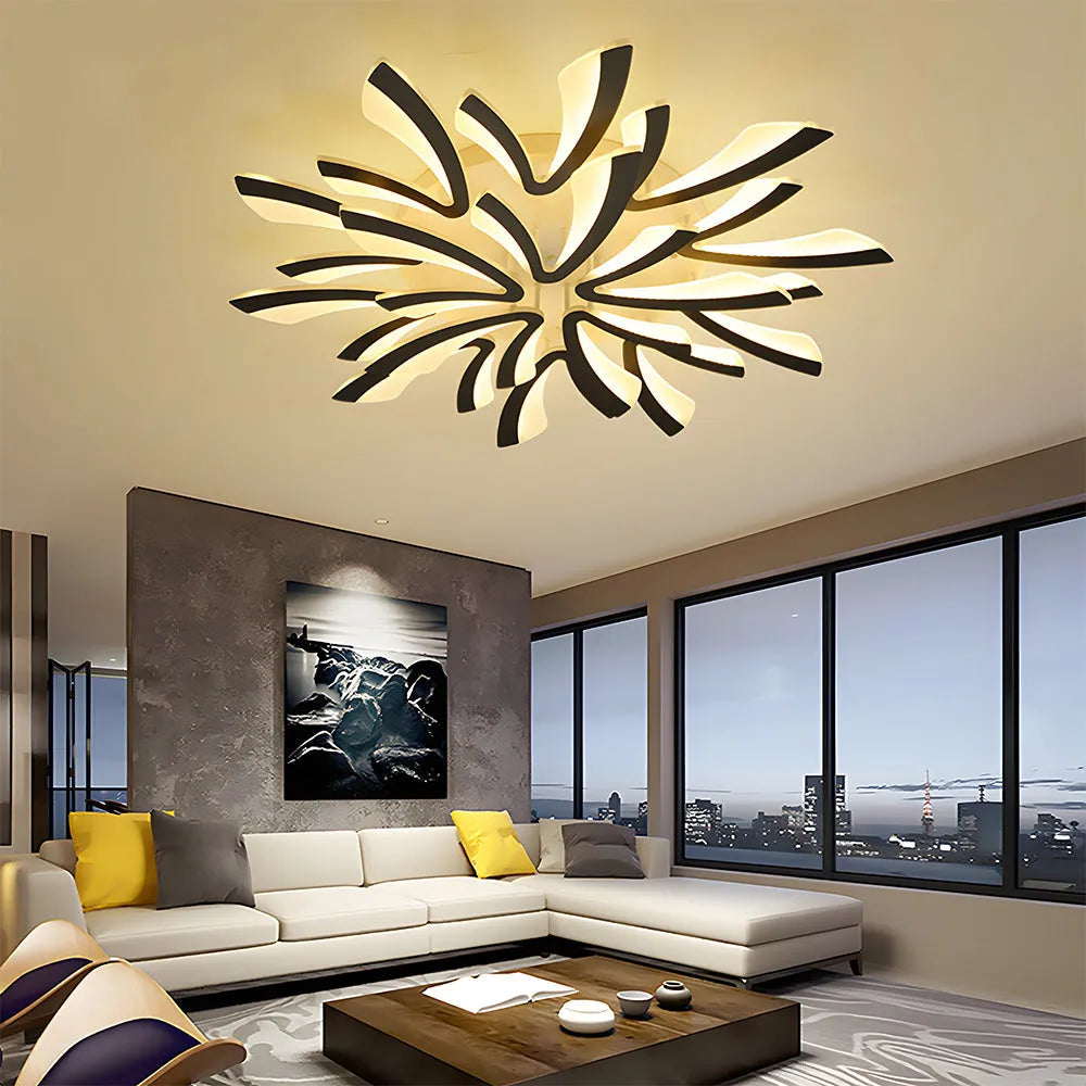 Nordic Acrylic Petal Ceiling Light Fixture | Lunaris