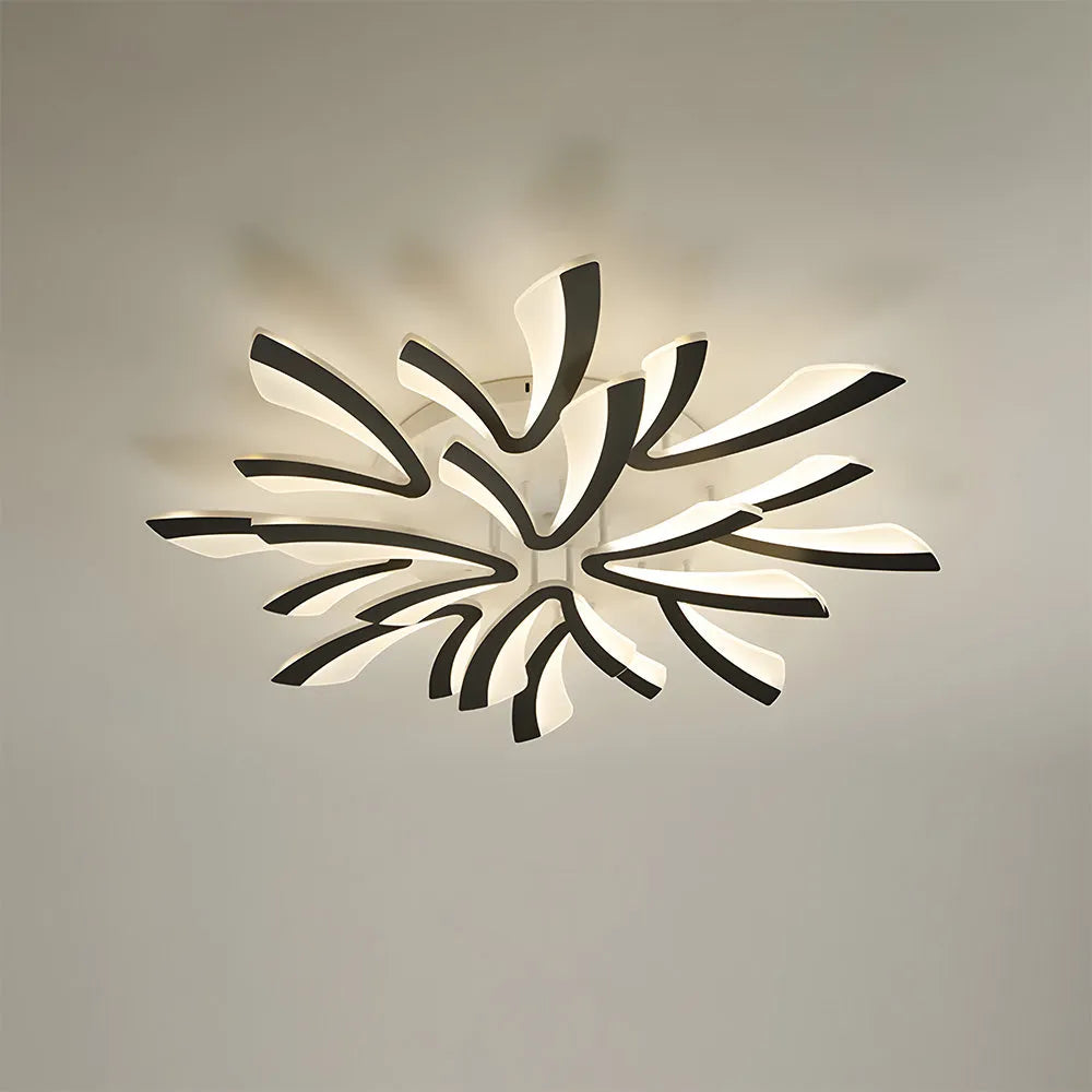 Nordic Acrylic Petal Ceiling Light Fixture | Lunaris
