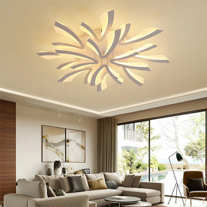 Nordic Acrylic Petal Ceiling Light Fixture | Lunaris