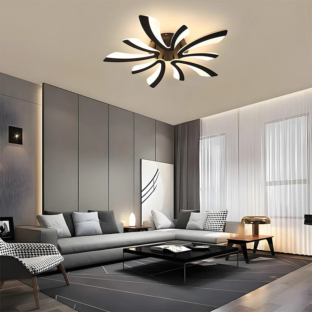 Nordic Acrylic Petal Ceiling Light Fixture | Lunaris