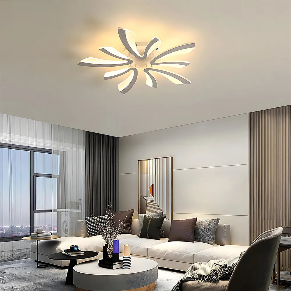 Nordic Acrylic Petal Ceiling Light Fixture | Lunaris