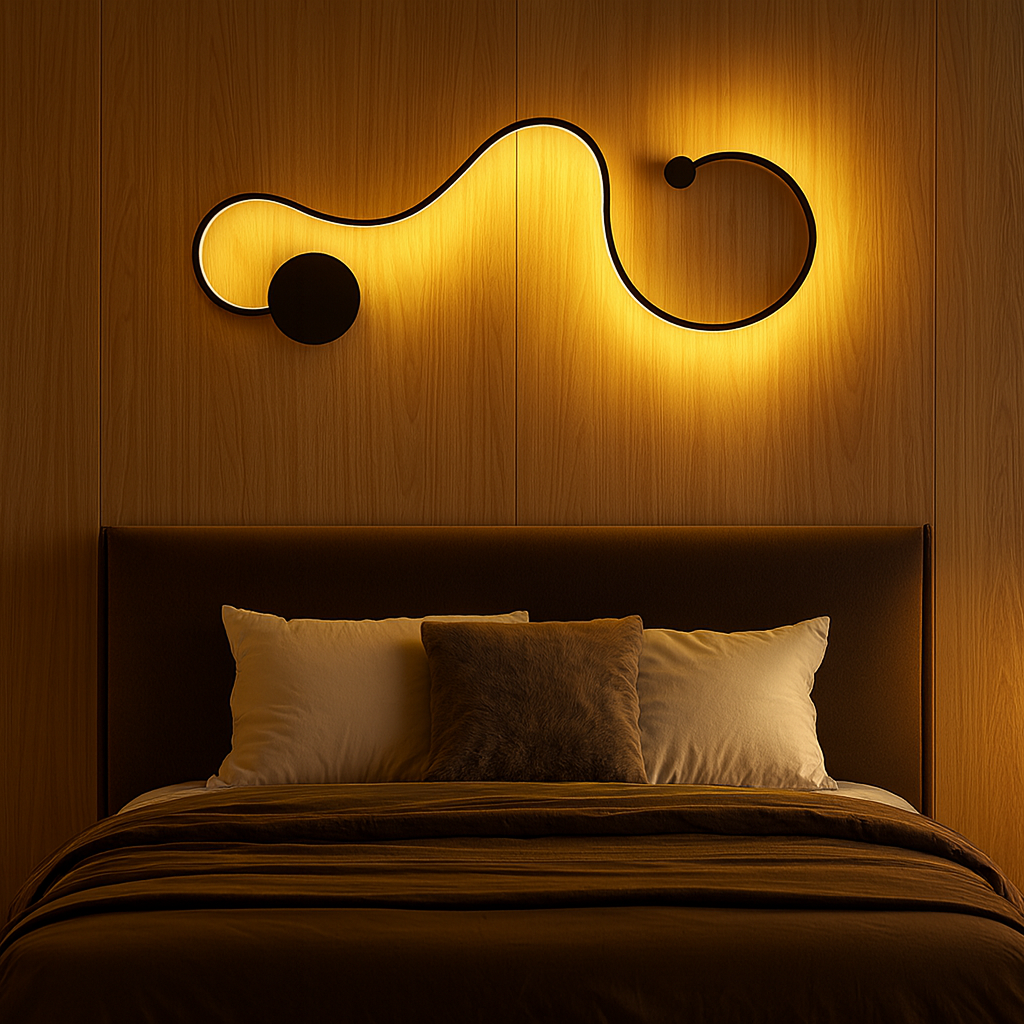 Nordic Art Deco LED Wall Light for Modern Rooms | Veloria